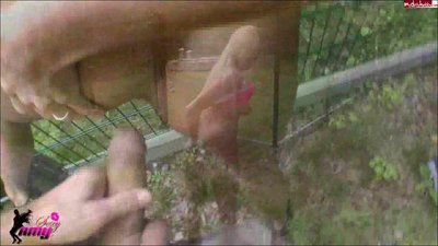 AmyStarr - Jung-Tramper knallt meinen engen Arsch - Outdoor