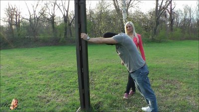 AmyStarr - Real-Sklaven den Arsch versohlt - Spanking