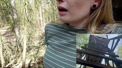 Emma_Wolf - Anzeige vom Förster - Pissfontäne vom Hochsitz