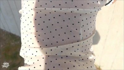 Miley-Weasel - Perverser Typ bespannert mich und spritzt mir auf den Lackarsch