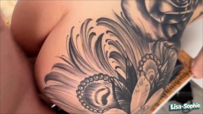 Lisa_Sophie - BOOTY CUMSHOT - In Leggings gefickt und auf den Arsch gespritzt