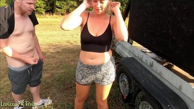 LarissaBell - DREIST - Bei der Joggingrunde durchgefickt