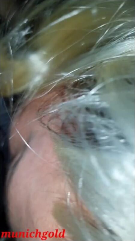 Munichgold - Mein geiler Blowjob in Blond, die kleine Schlampe schluckt