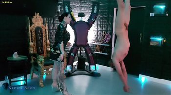 Strict_Senz - Miss Alessa Milano kopfüber - Auspeitschen teil 1