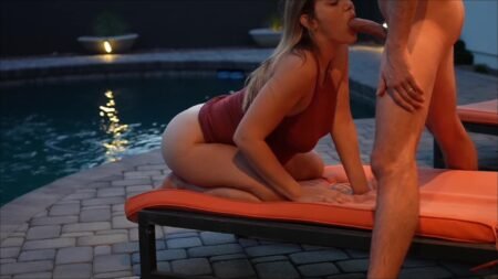 Mya_Lane - Schwangeres mädchen wird nach einer poolparty gefickt