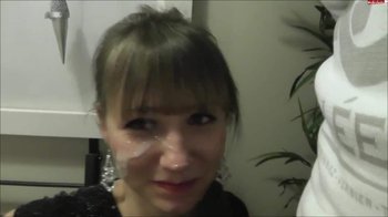 KatiesClub - Spermawalking in Swedish furniture store