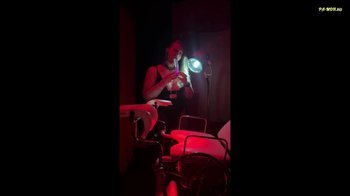 KinkyAmy - Deepthroat Action mit Dildo