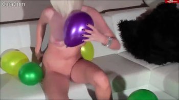 CaraCum - Looner-Fetisch - Luftballons