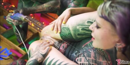 7-Filmz - Serpienta bekommt ihr arschloch mit sperma gefüllt und Anuskatzz mit am Start