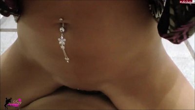 AmyStarr - Overknees pralle Latte ageritten Spermaface