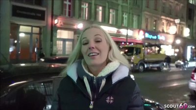 German-Scout - Deutsche Marie aus Kiel bei Straßen Casting gefickt