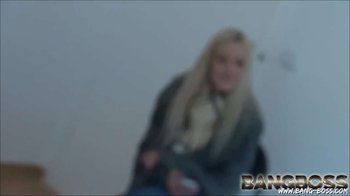 BANG-BOSS - Pornocasting mit AnnaBlond - Ihr erstes Fickvideo vor den Augen ihrer Stiefschwester