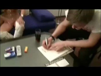 Ramona_Deluxe - Nightkiss66 gefistet - Jungschwanz18 schaut zu