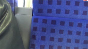 Lena-Loch - Wetlook-Leggins - Spermawalk in der S-Bahn