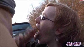 Glory-Glasses - Spermageiler Outddor Deepthroat