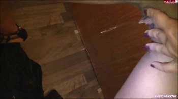 NASTY-NASTIA - Satin-Morgenmantel - Bepisst