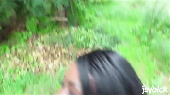 Josy-Black - Public Spermawalk