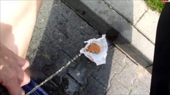 ViktoriaGoo - Pissburger an der Autobahn